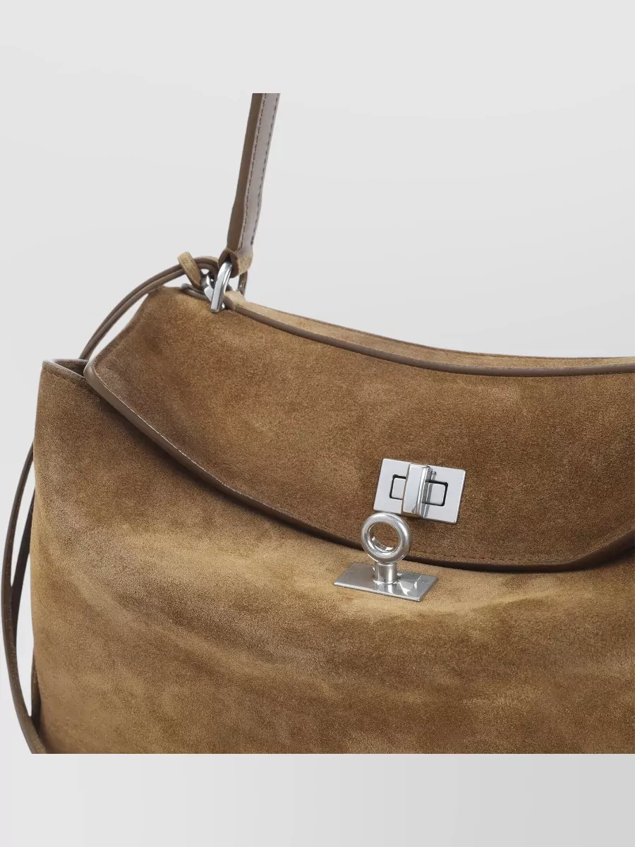 Balenciaga Rodeo Small Leather Shoulder Bag