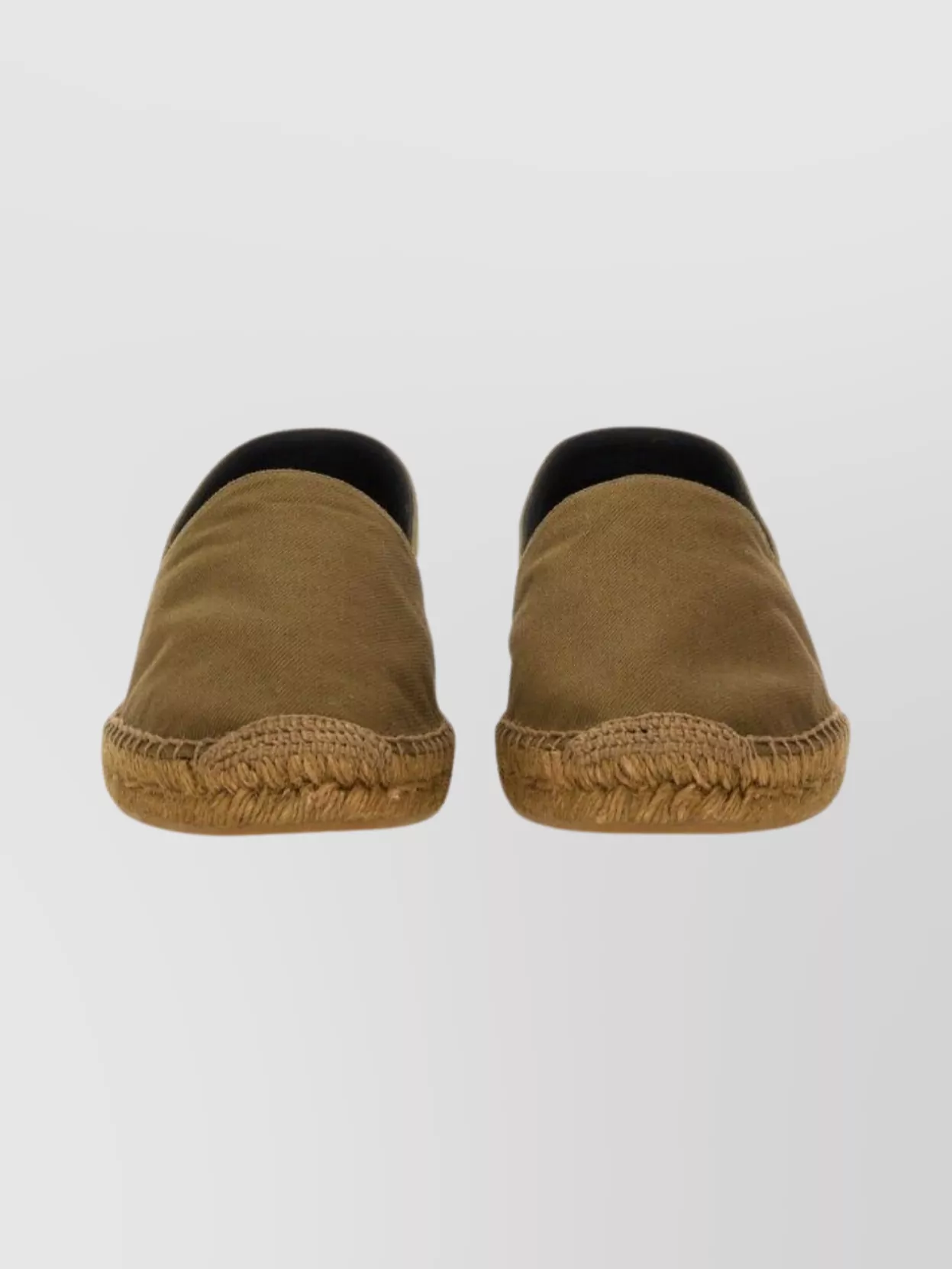Saint Laurent Cotton Canvas Espadrille Jute Sole