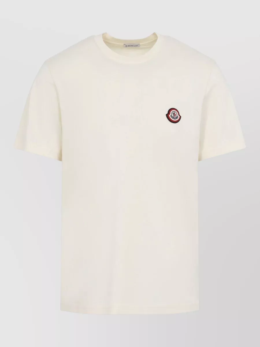 Moncler cotton logo-patch t-shirt