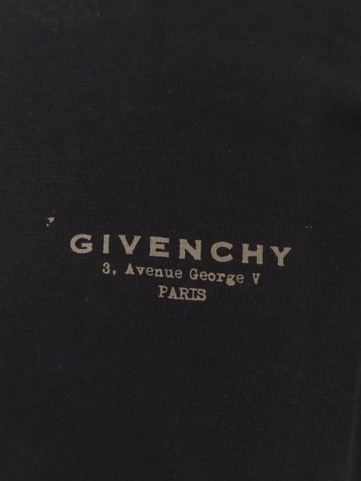 Givenchy Ribbed Crew-Neck Short Sleeve Cotton T-Shirt