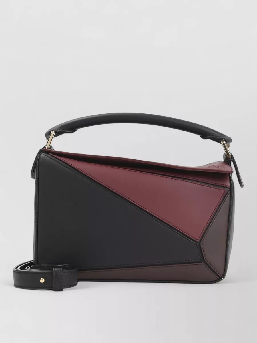 Loewe Geometric Shoulder Bag Gold Tone Hardware