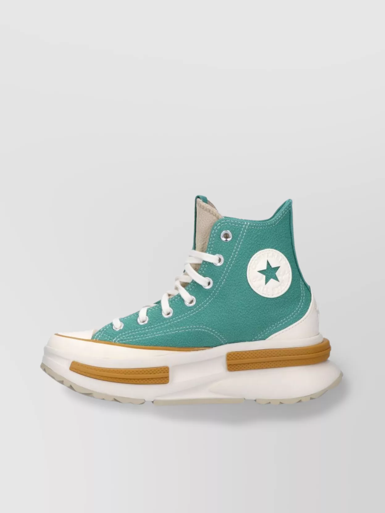 Converse High-Top Stitched Sneakers Rubber Sole