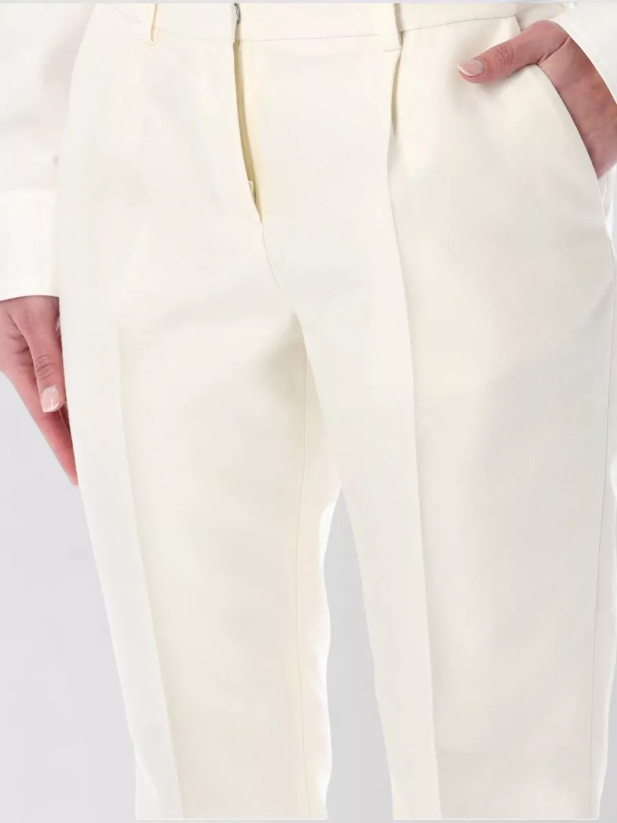 Balenciaga Silk Wool Slim-Fit Tailored Trousers