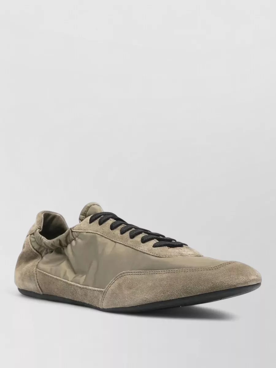 Prada Leather Low-Top Sneakers