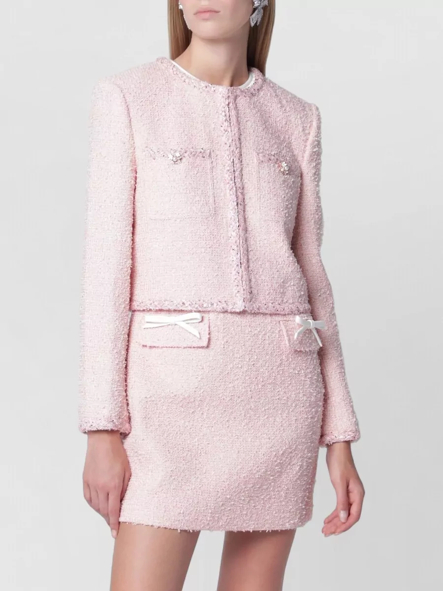 Self-Portrait Suit skirt