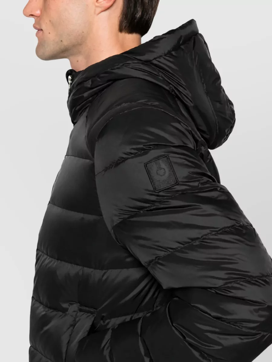 Belstaff Hooded Ribbed-Hem Padded Jacket