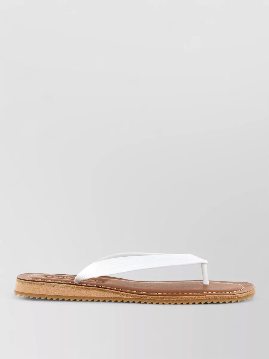 Miu Miu padded thong sandals