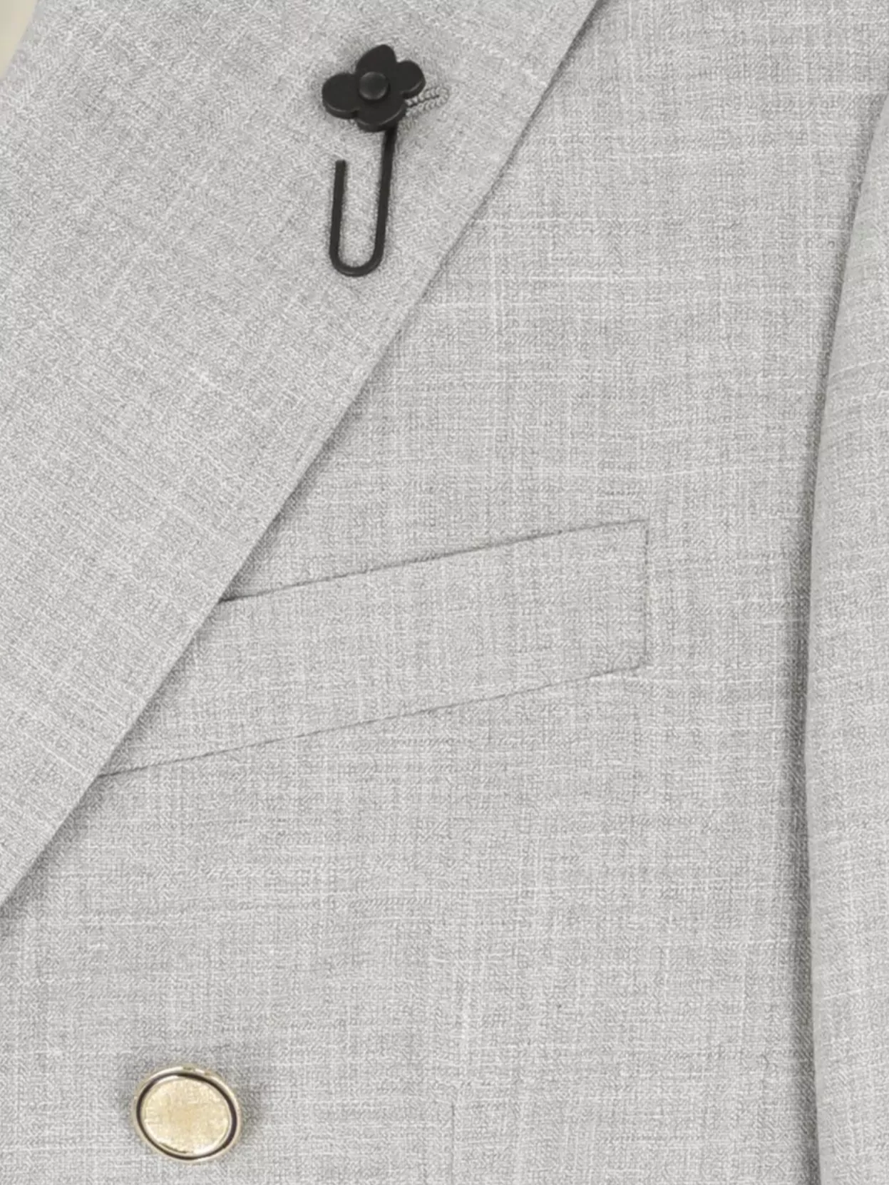 Lardini Tailored Wool Blend Blazer In Transparent