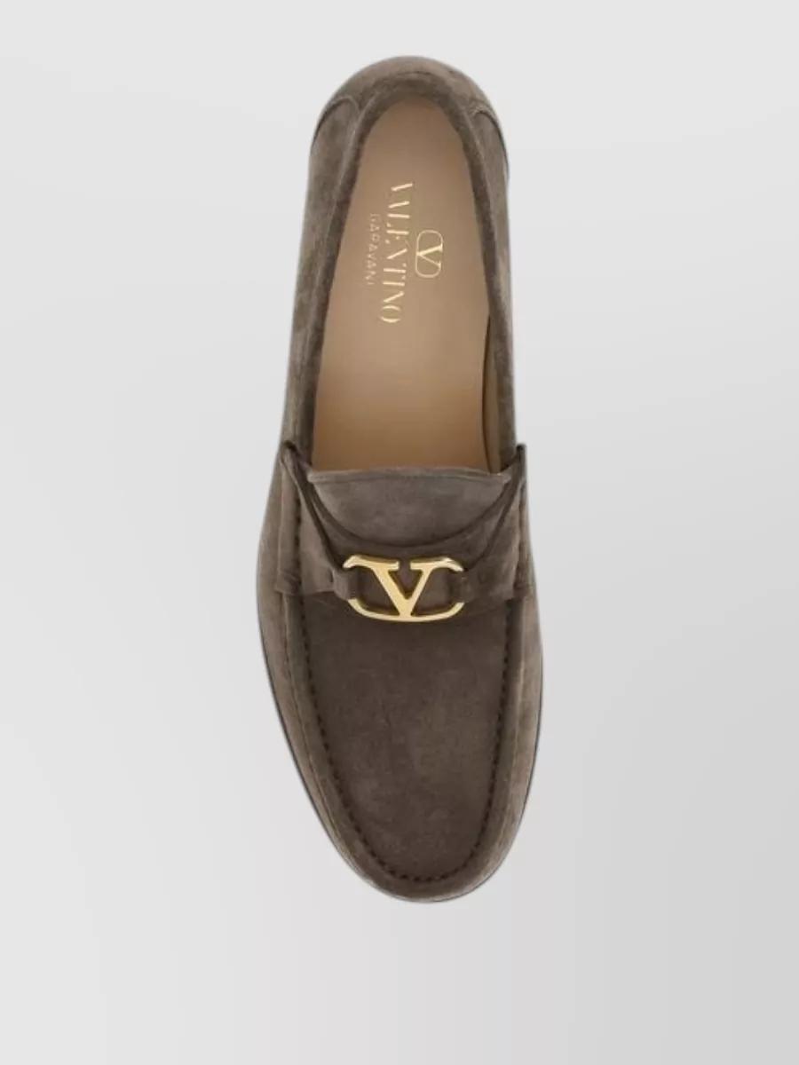 Valentino Garavani Calf Leather Slip-On Loafers