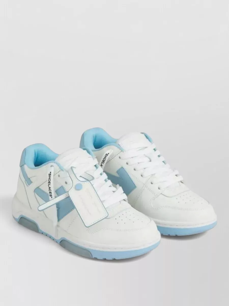 Off-White leather low-top sneakers