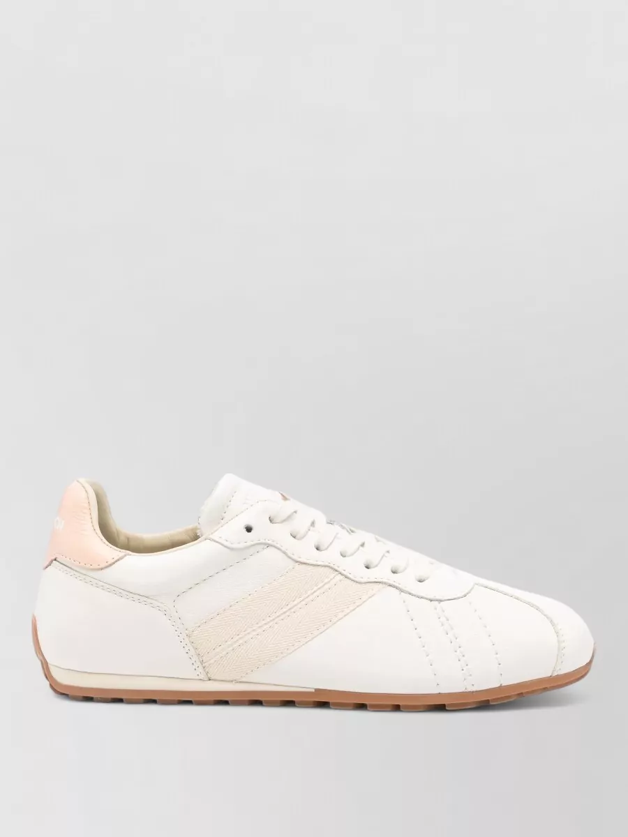 Woolrich Seta Low Top Sneakers Contrast Heel Rubber