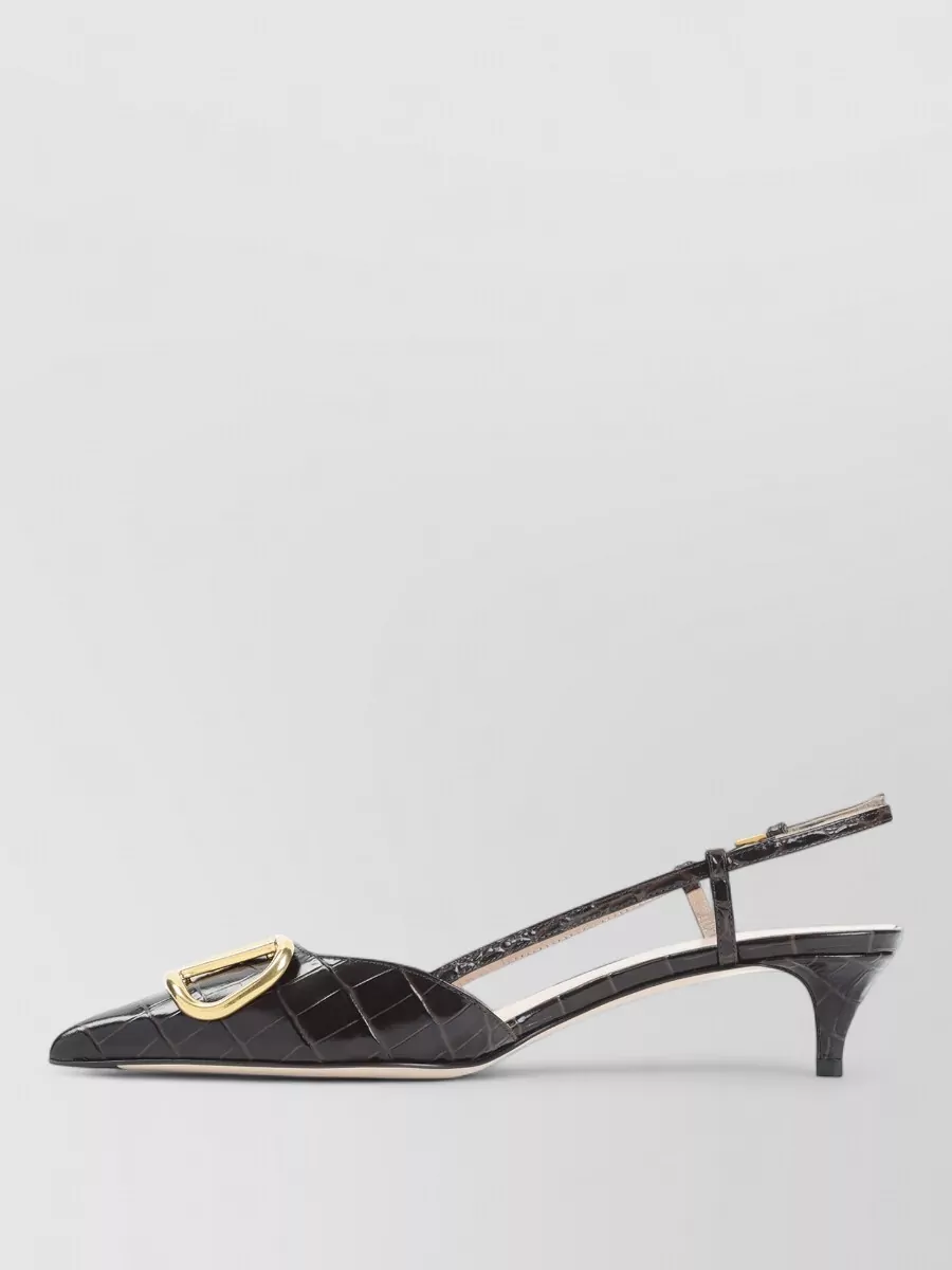 Valentino Garavani Leather Slingback Pumps