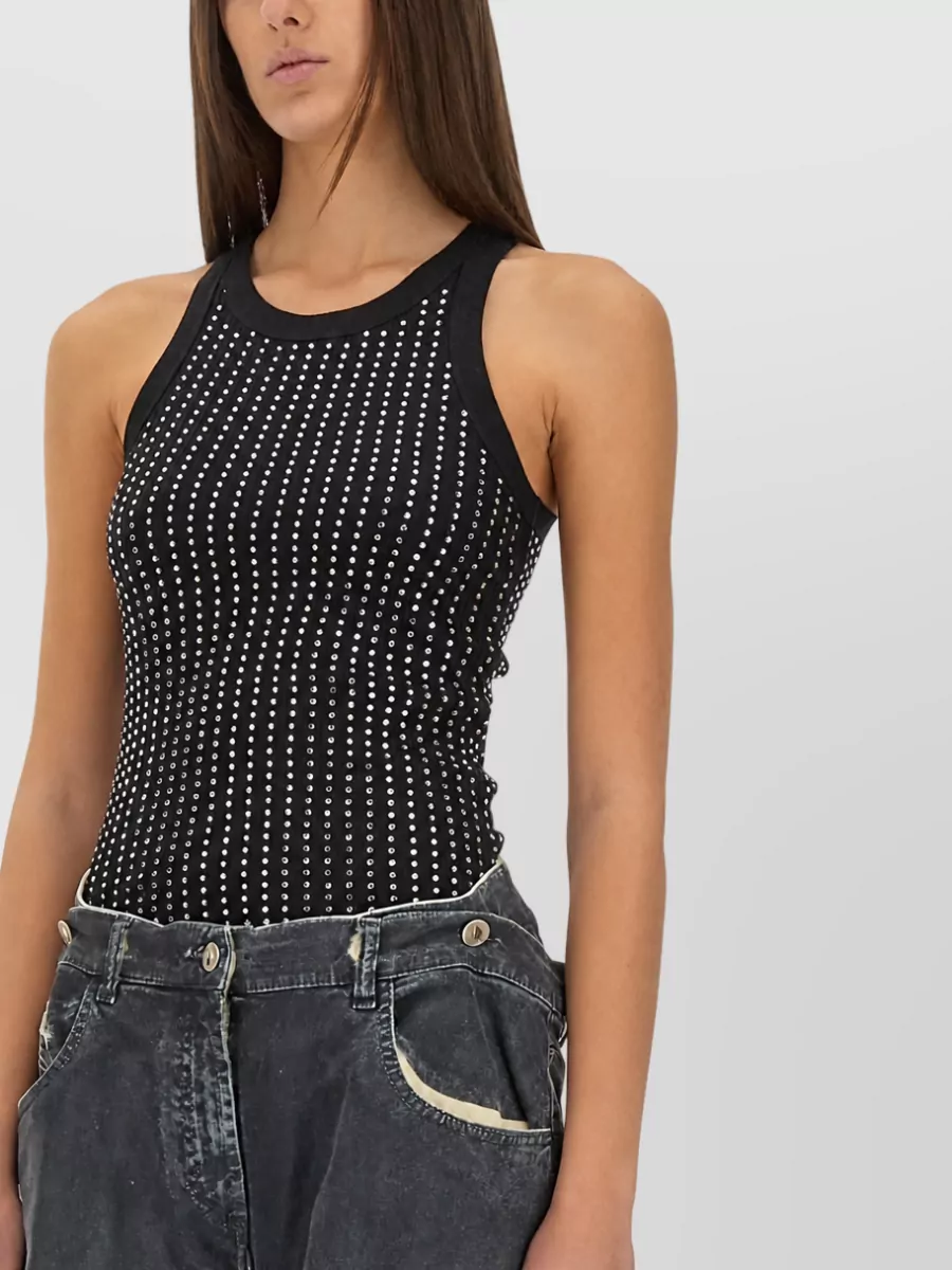 The Attico Denim Tank Top