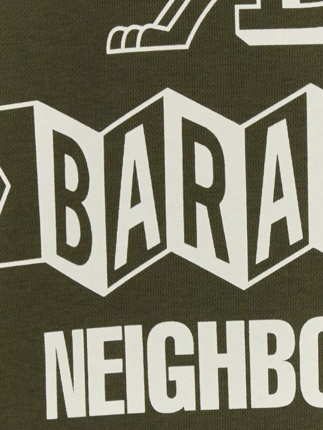 Baracuta Oversize Cotton Blend Crew-Neck Sweatshirt With Graphic Print
