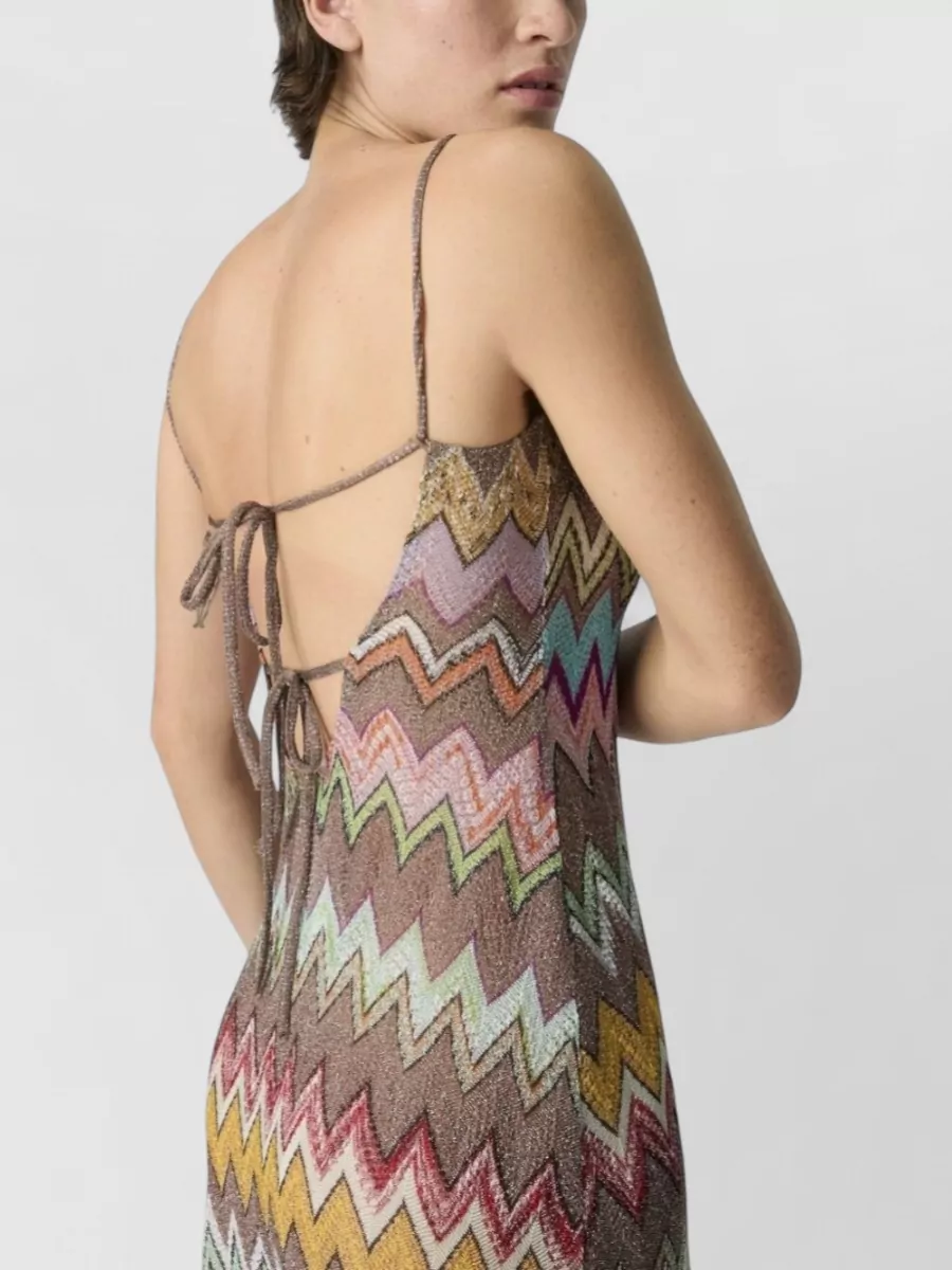 Missoni Zigzag Sleeveless Short Beach Dress