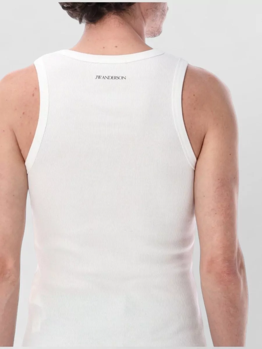 Jw Anderson Ribbed Slim-Fit Tank Top
