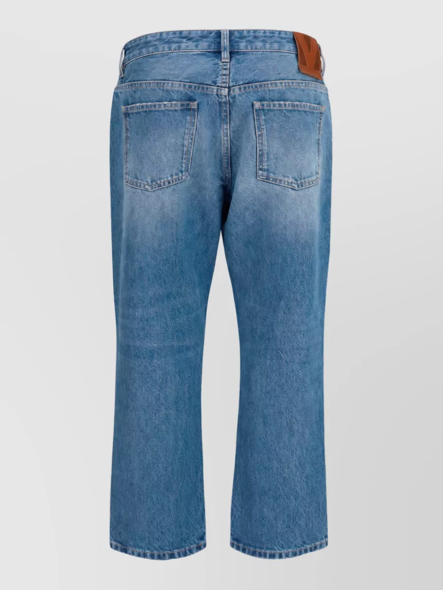 Valentino Denim Straight-Leg Jeans