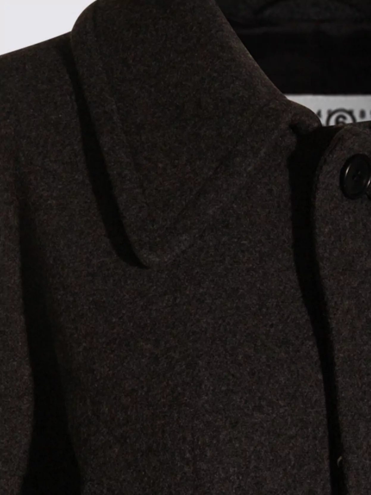 Mm6 Maison Margiela Draped Long Length Wide Sleeves Capes In Black