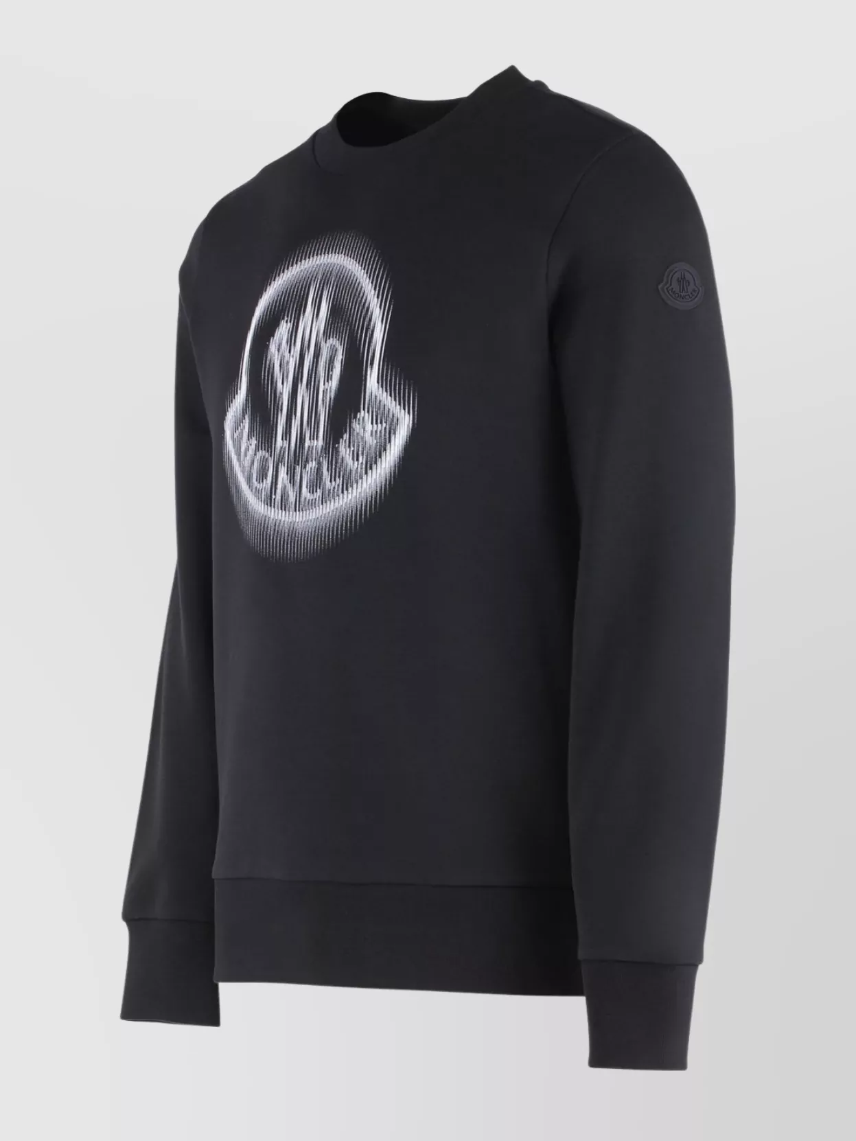 Moncler Graphic Print Crew-Neck Cotton Sweatshirt