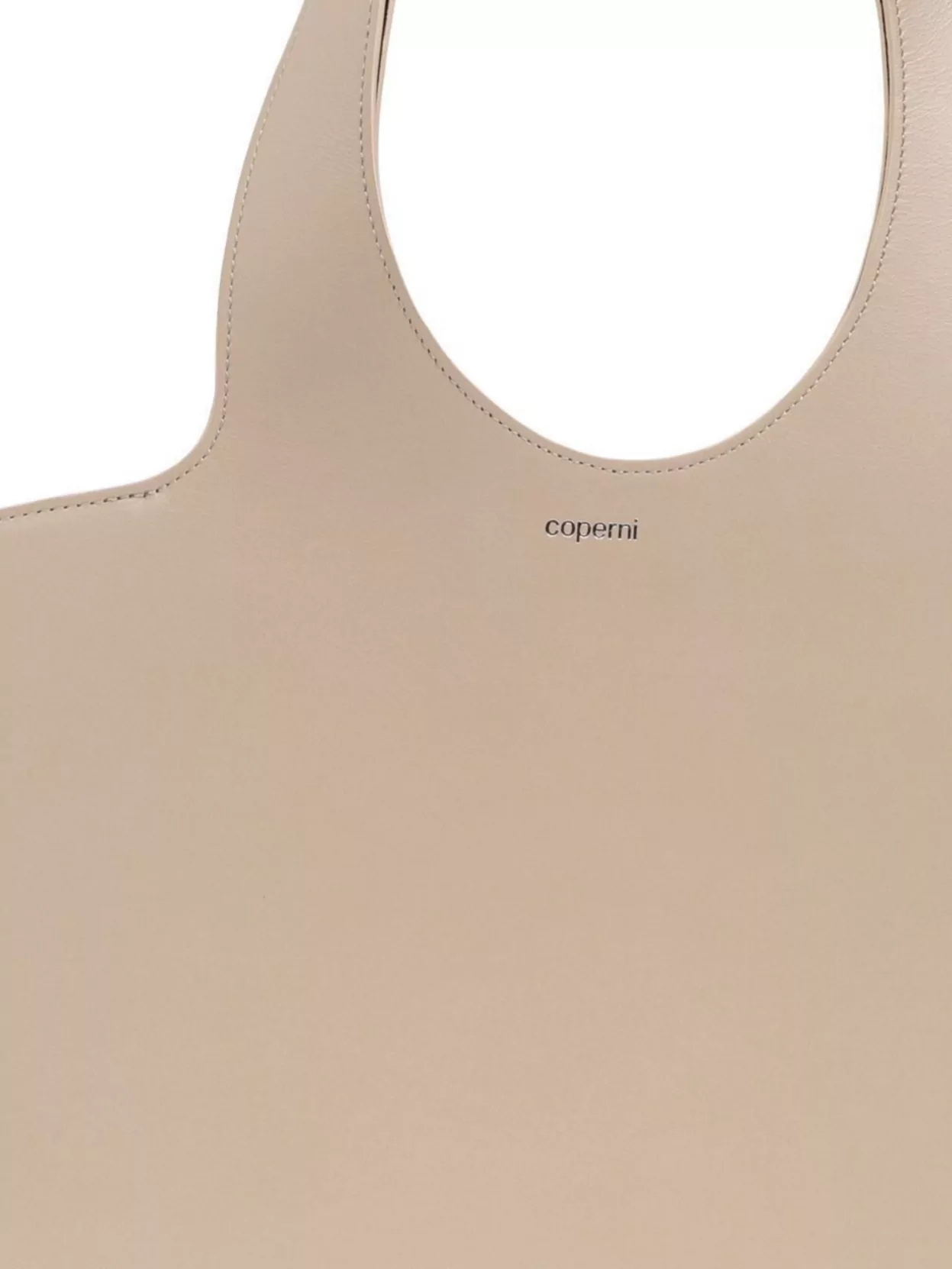 Coperni Heart-Shaped Frame Top Handle Leather Bag