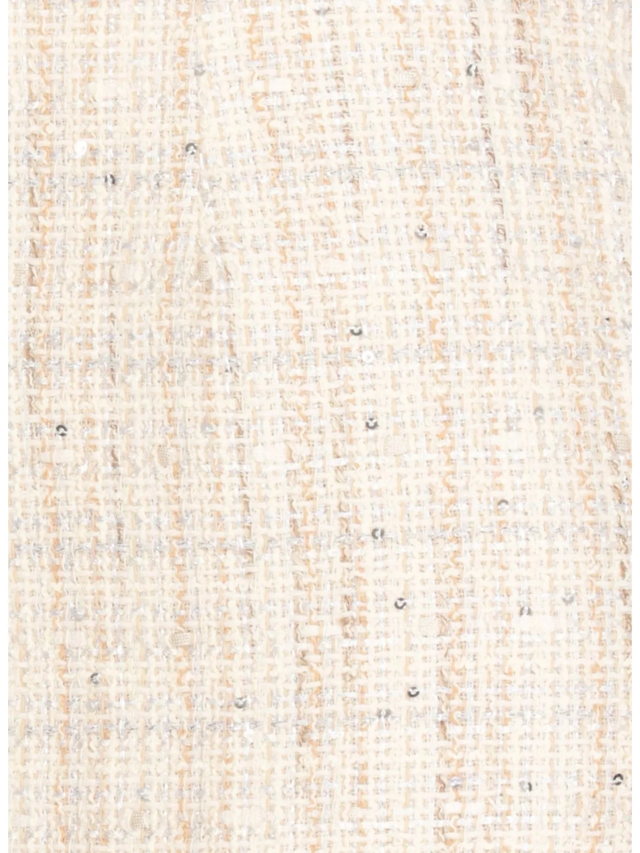 Tagliatore High-Waisted Cotton Blend Skirt With Sequin Embellishments