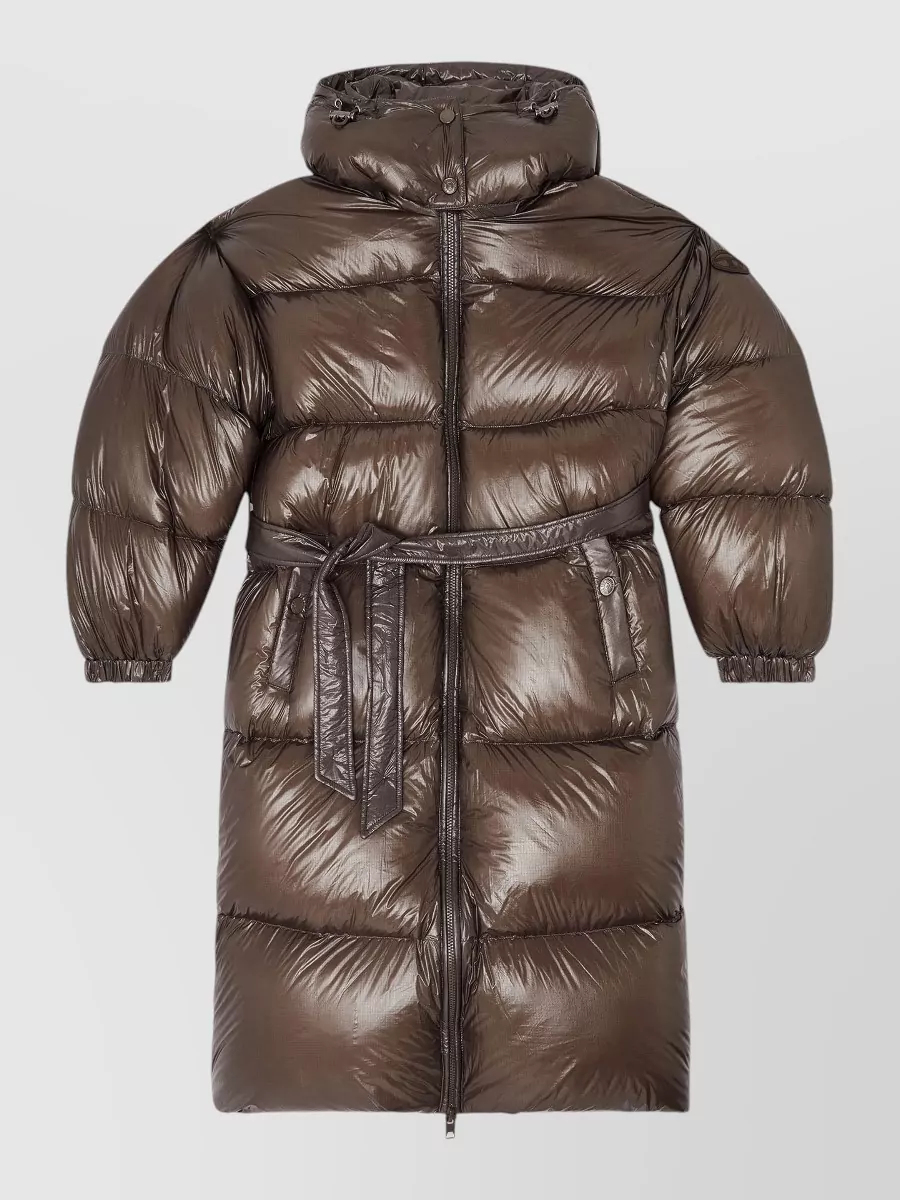 Diesel Down Quilted Belted Puffer Coat