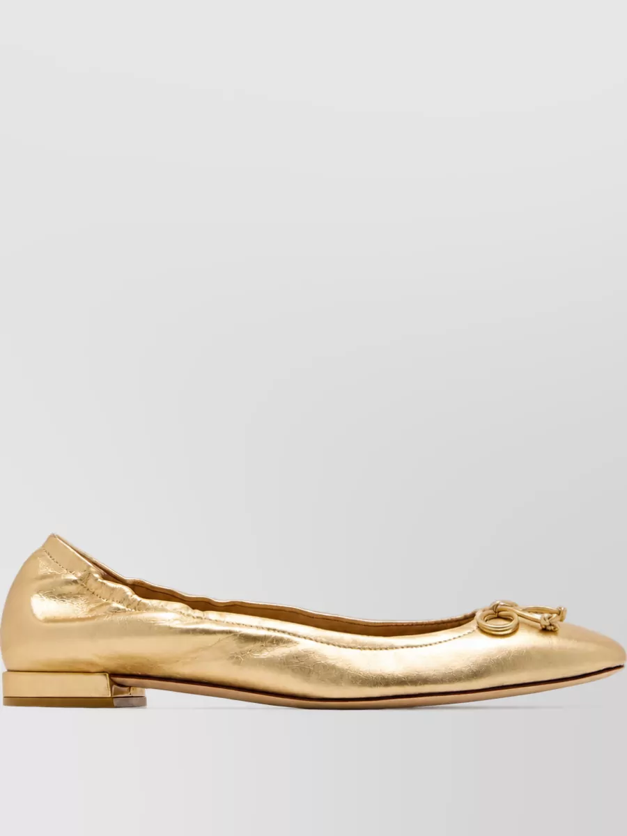 Stuart Weitzman Leather Ballet Flats