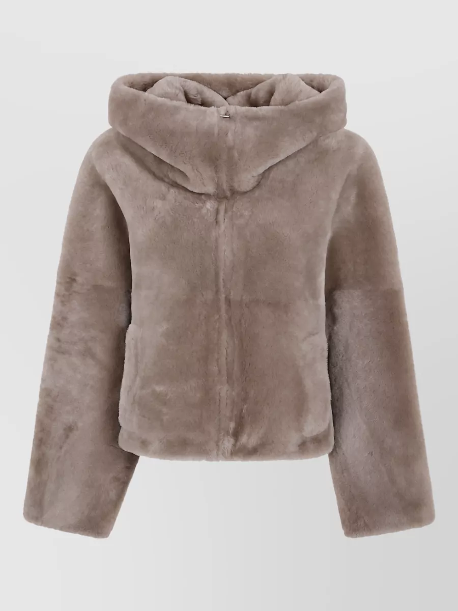 Blancha shearling straight jacket