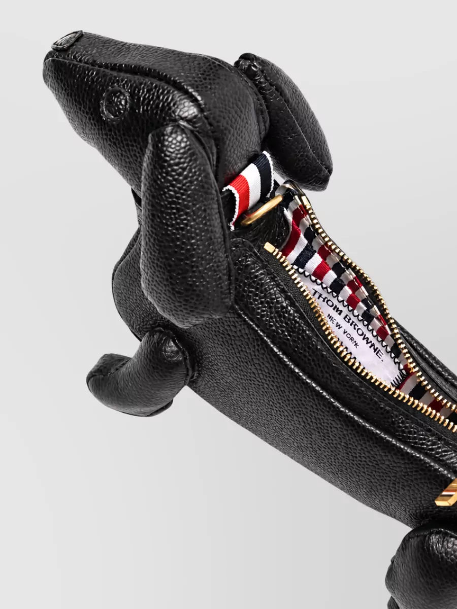 Thom Browne Leather Hector Mini Crossbody Bag