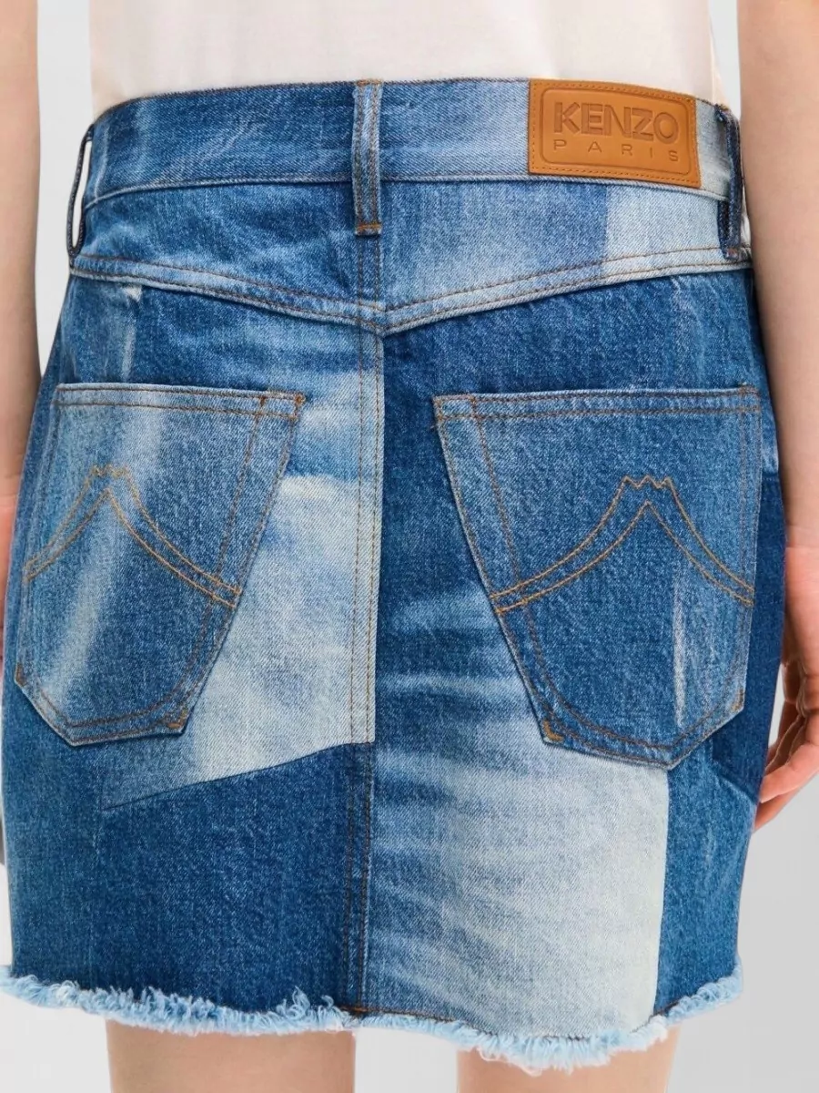 Kenzo Denim Midi Skirt