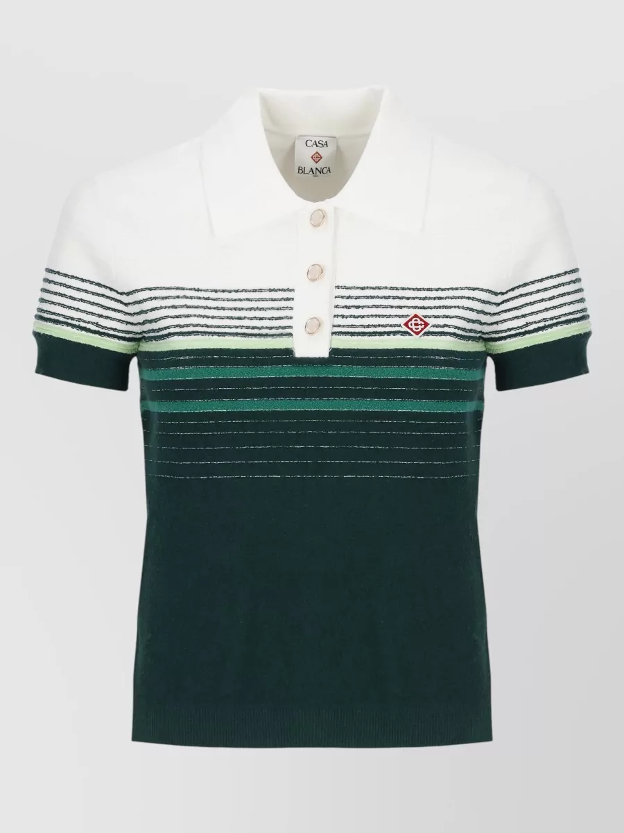 Casablanca short-sleeve polo shirt
