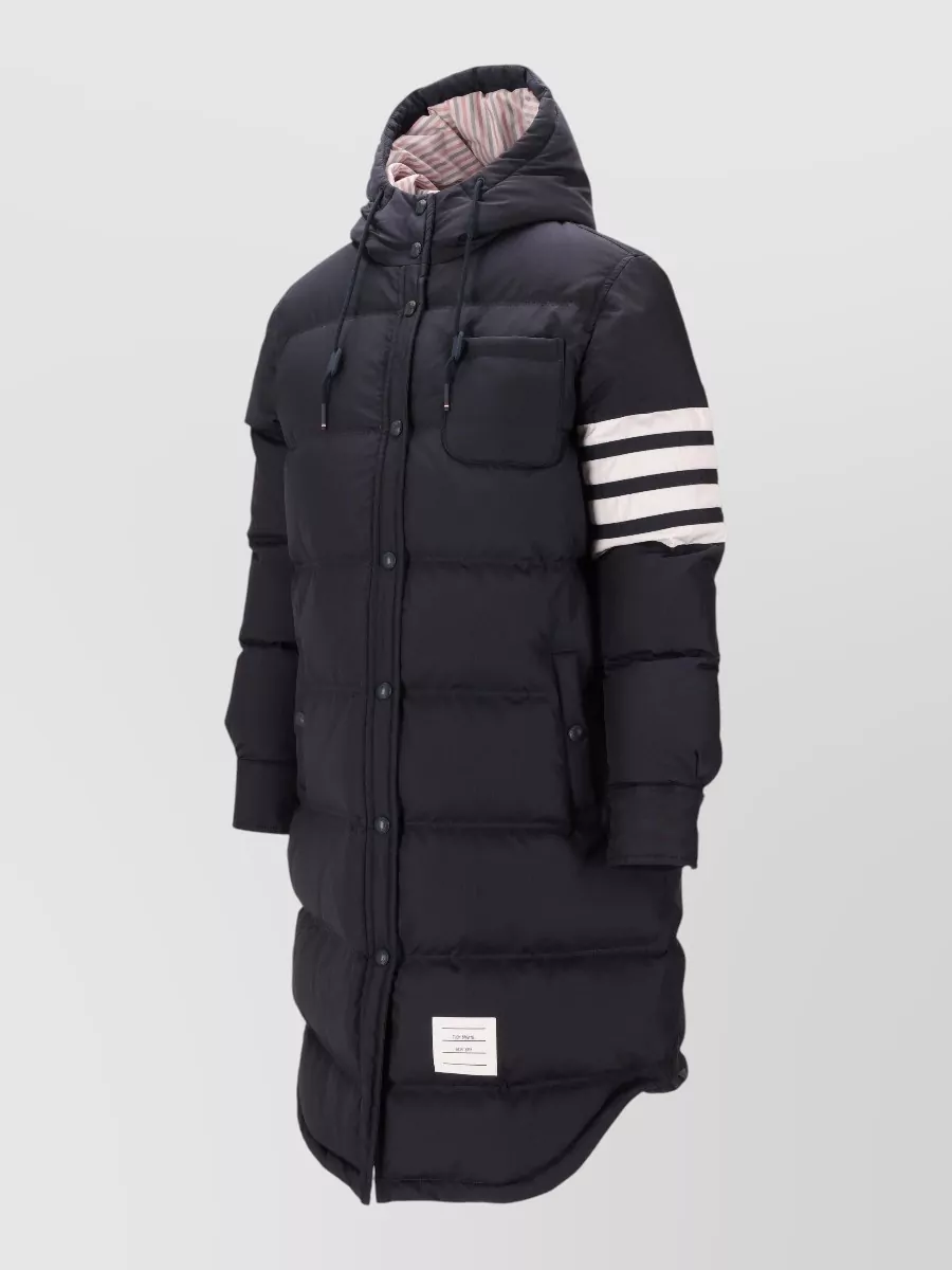 Thom Browne Down Hooded Parka Coat