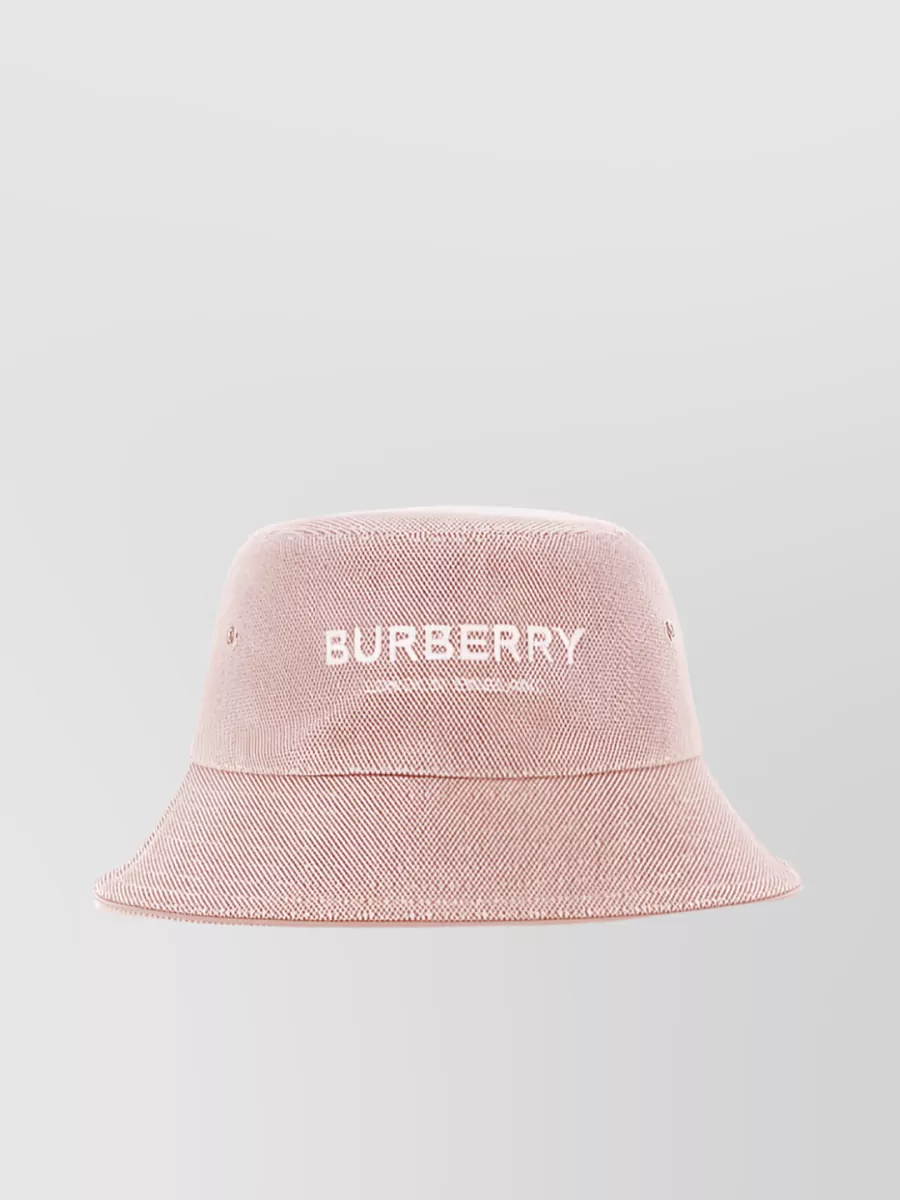 Burberry Cherry Cotton Bucket Hat In Pastel