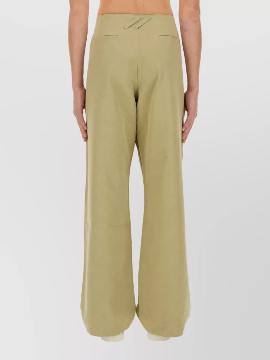 Burberry Cotton Wide-Leg Trousers