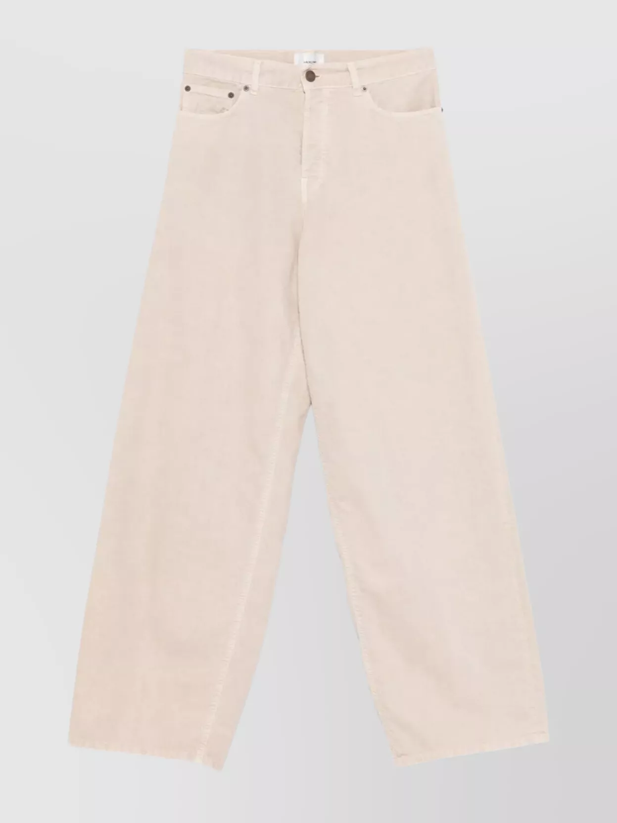 Haikure Wide Leg Trousers With Pockets And Loops In Neutral