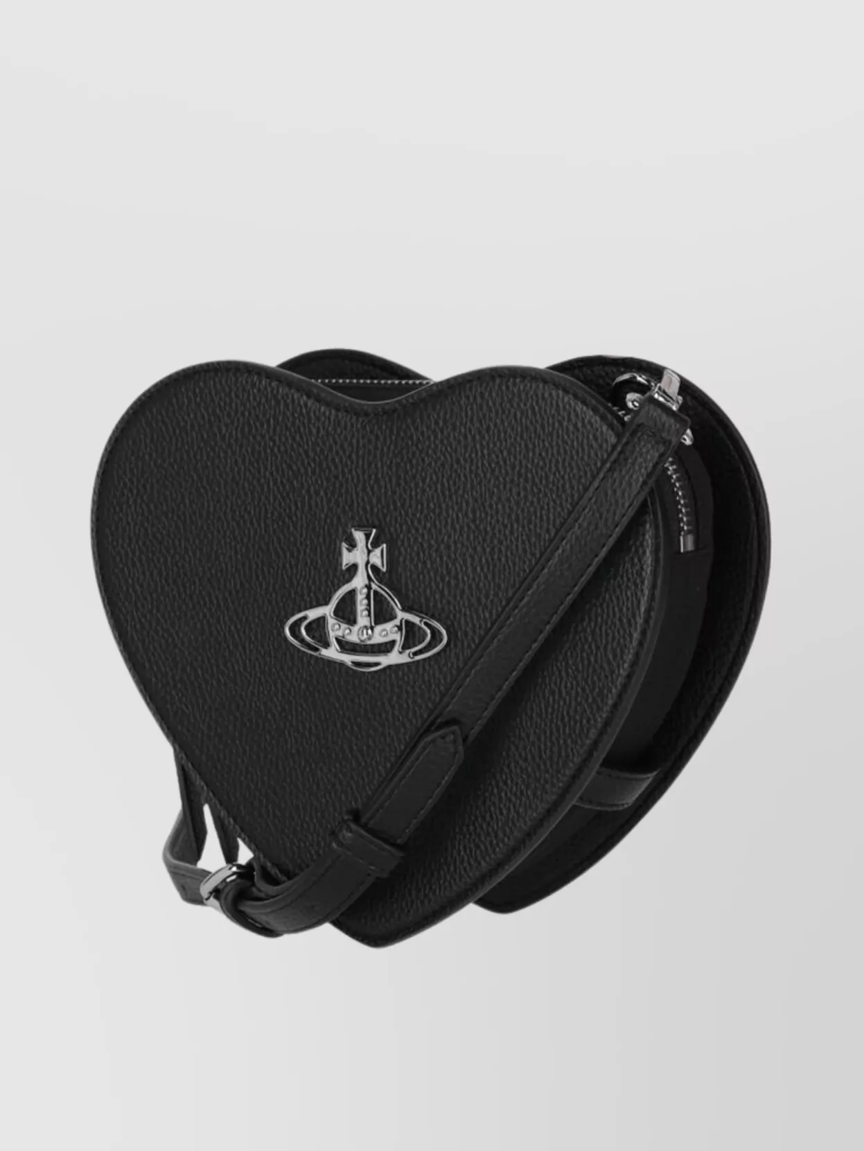 Vivienne Westwood Heart Shape Shoulder Bag With Silver-tone Hardware