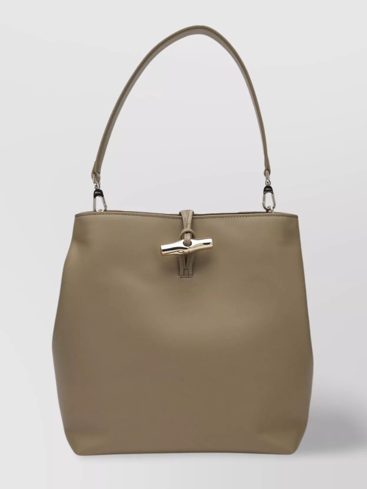 Longchamp Top Handle Structured Hobo Bag In Brown