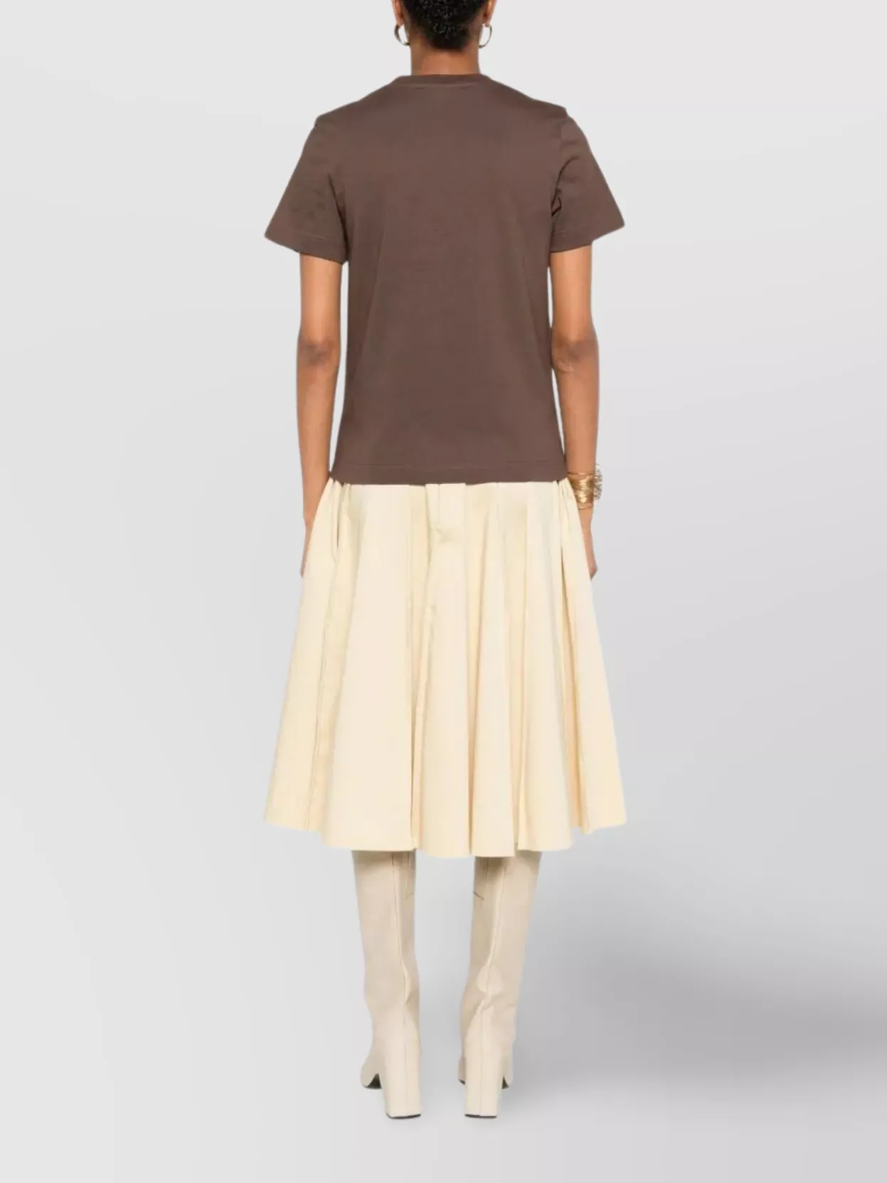 Jacquemus Grosgrain Crew Neck Short Sleeve Top