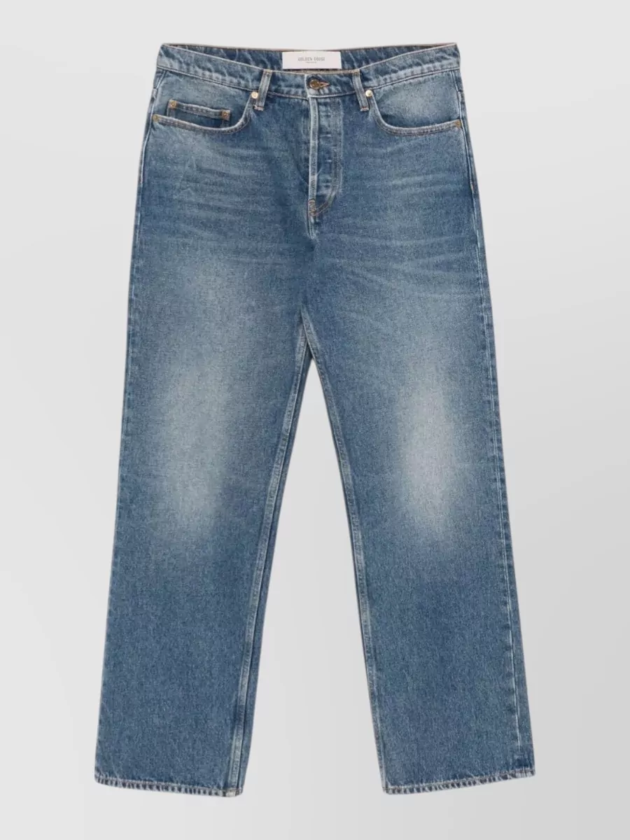 Golden Goose Denim skate loose straight-leg trousers