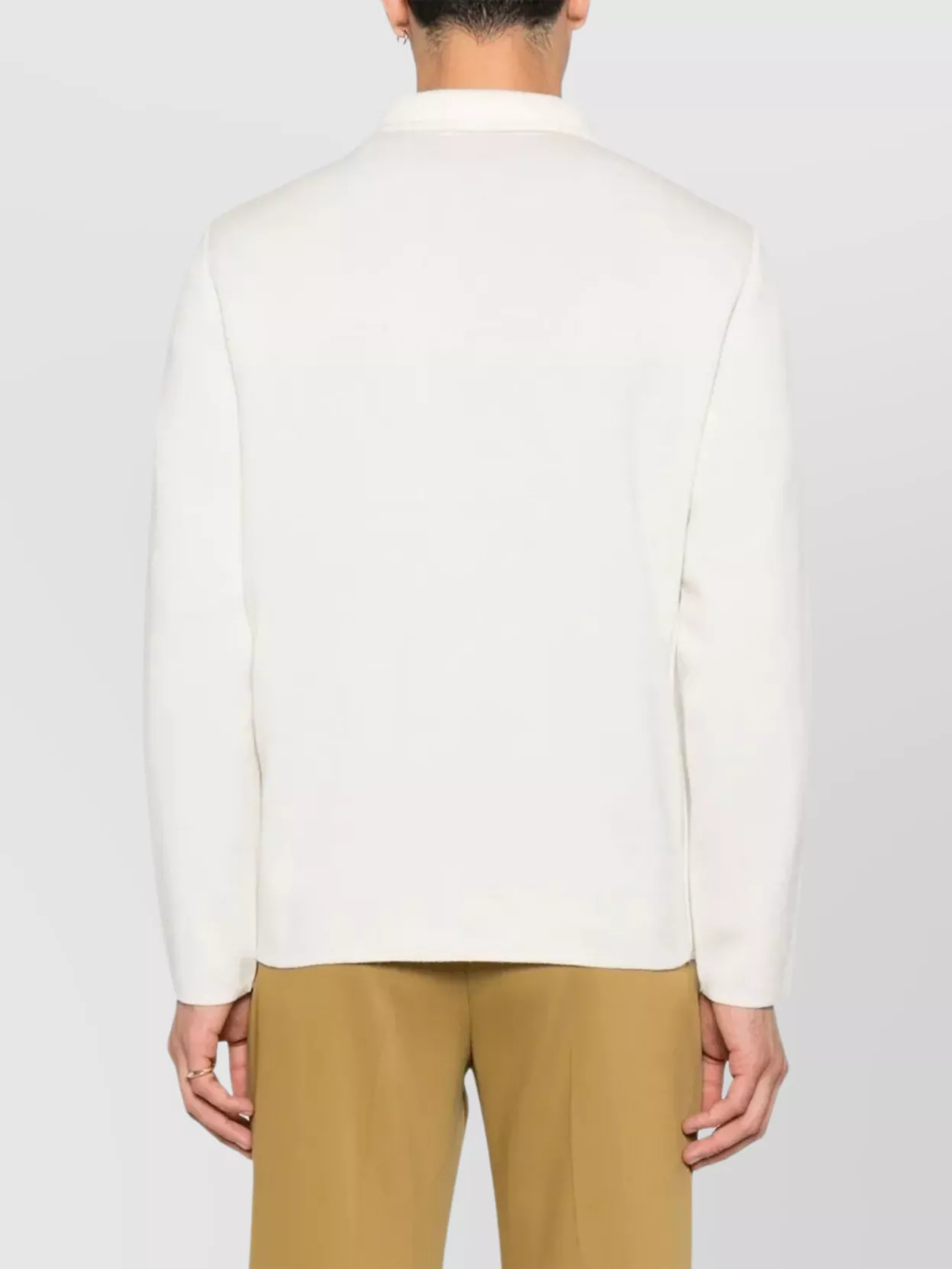 Lardini Collared Men's Jacket Patch Pockets