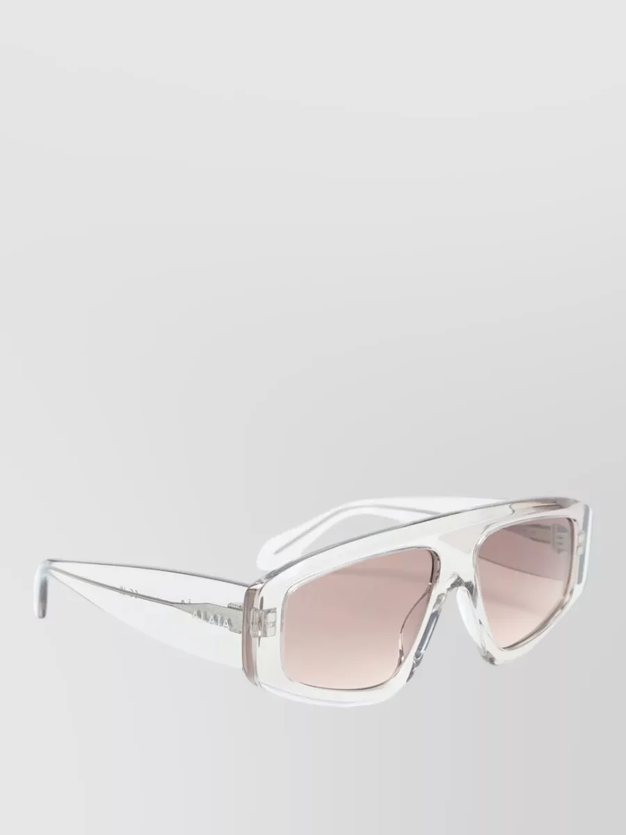 Alaïa Transparent Acetate Sunglasses