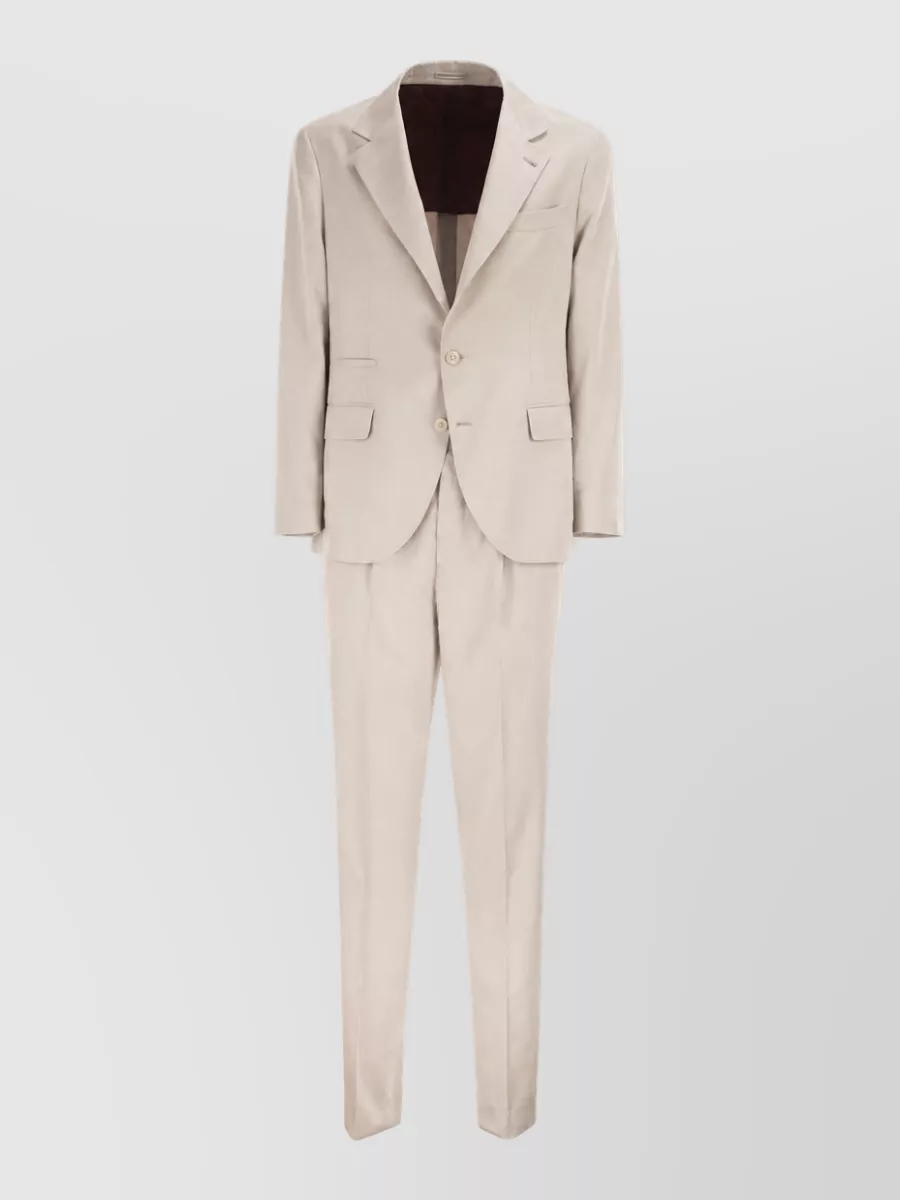 Brunello Cucinelli silk single breasted coat