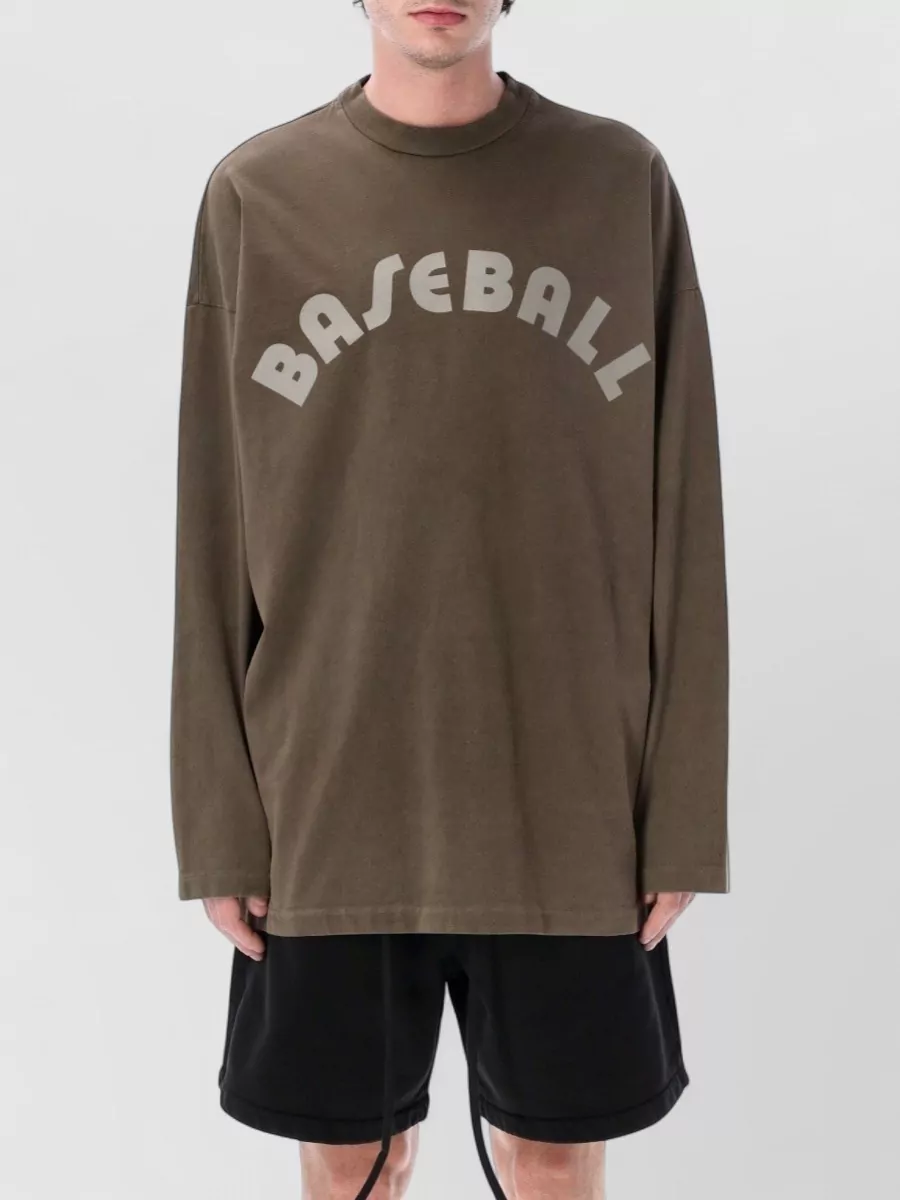 Fear Of God cotton oversized printed long-sleeve t-shirt