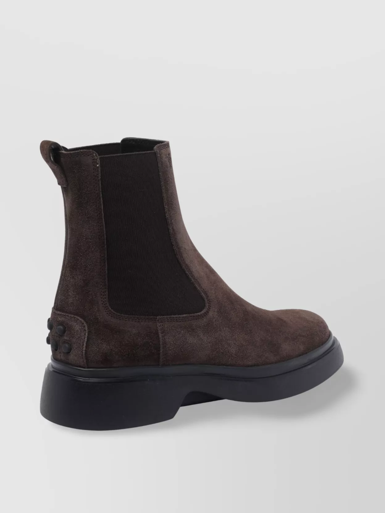 Tod's Suede Ankle Boots With Elastic Side Panels