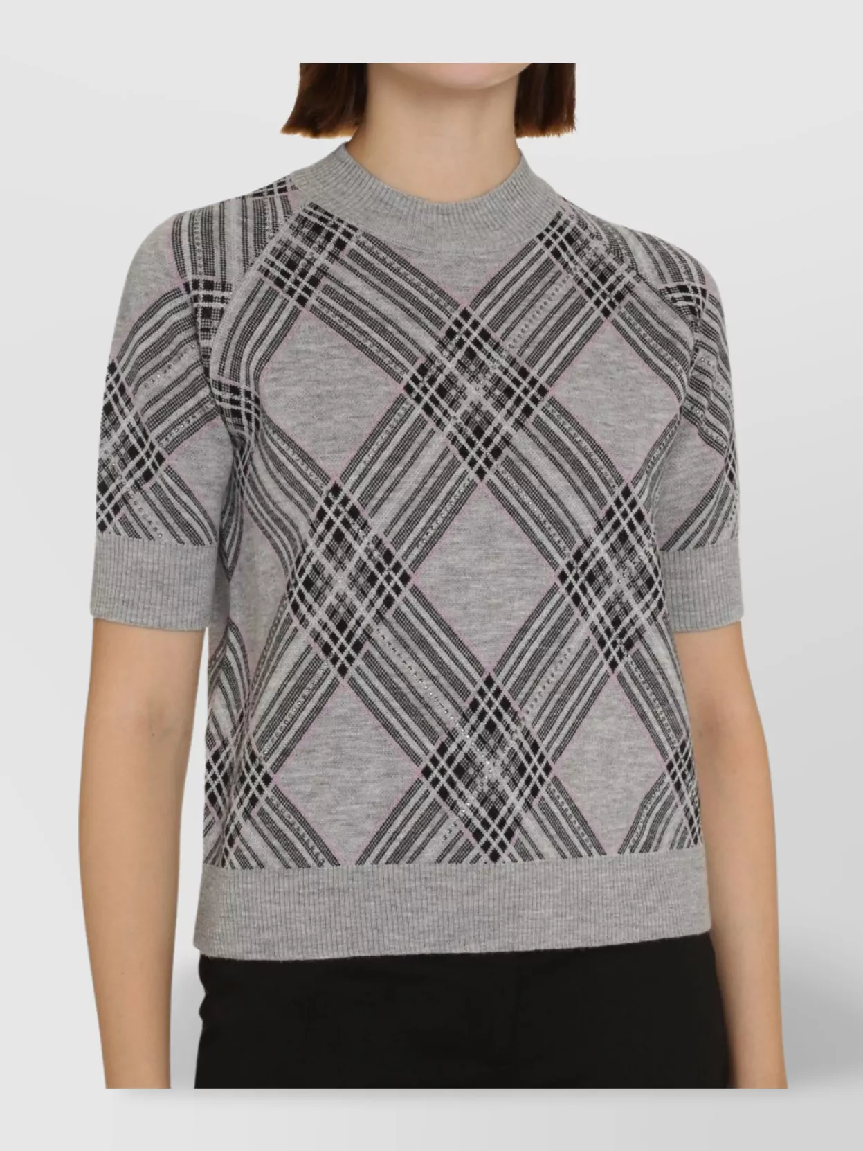 Shop Giuseppe Di Morabito Short Sleeve Knit Sweater