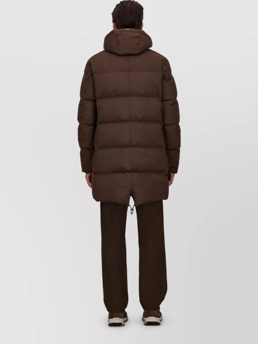 Herno Quilted Down Hooded Padded Coat