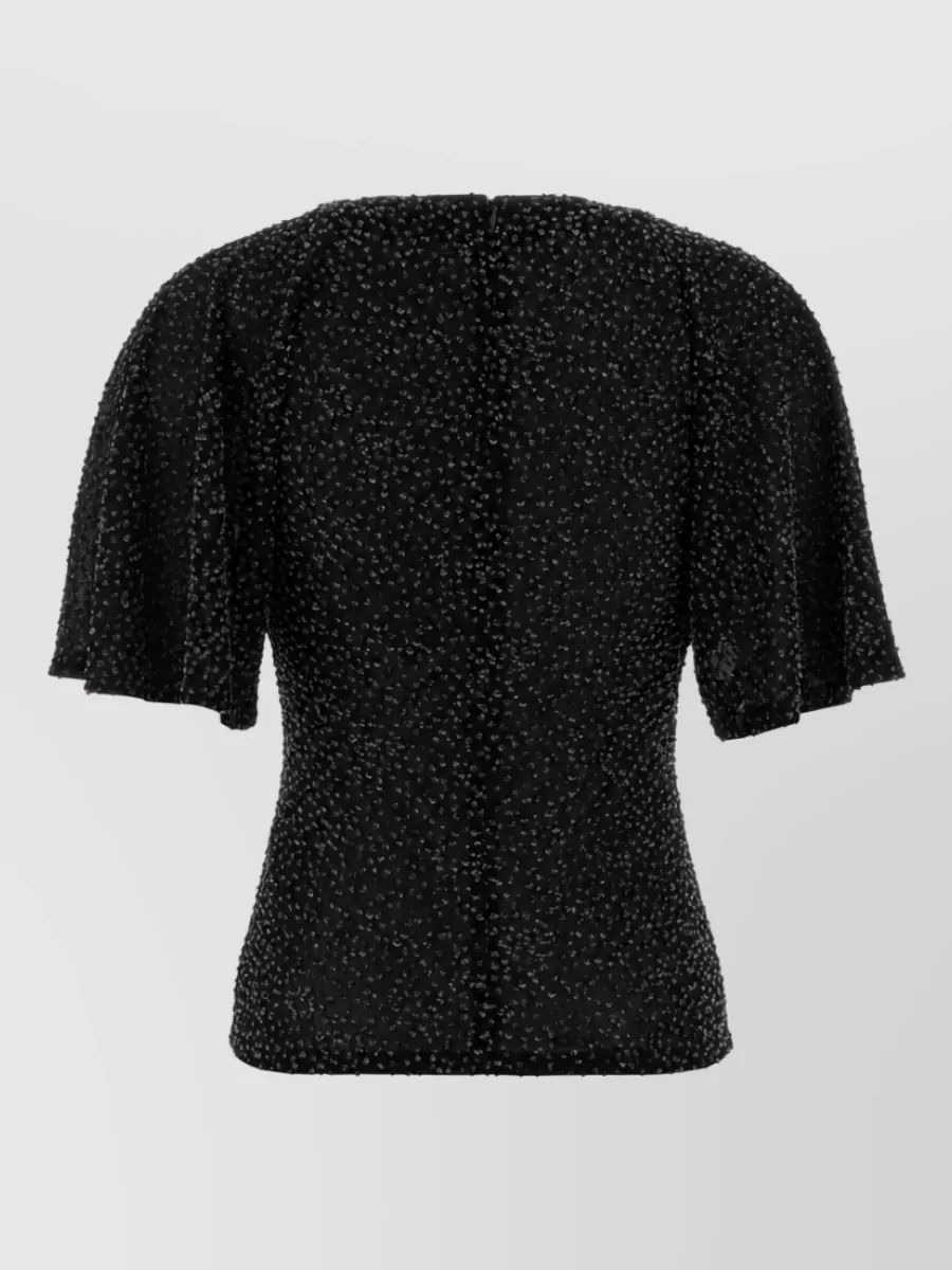 Paco Rabanne Embroidered Stretch Top