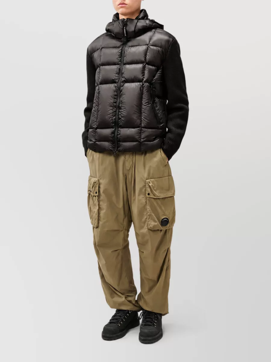 C.p. Company Wool Regular-Fit Zip-Up Goggle Hooded Jacket
