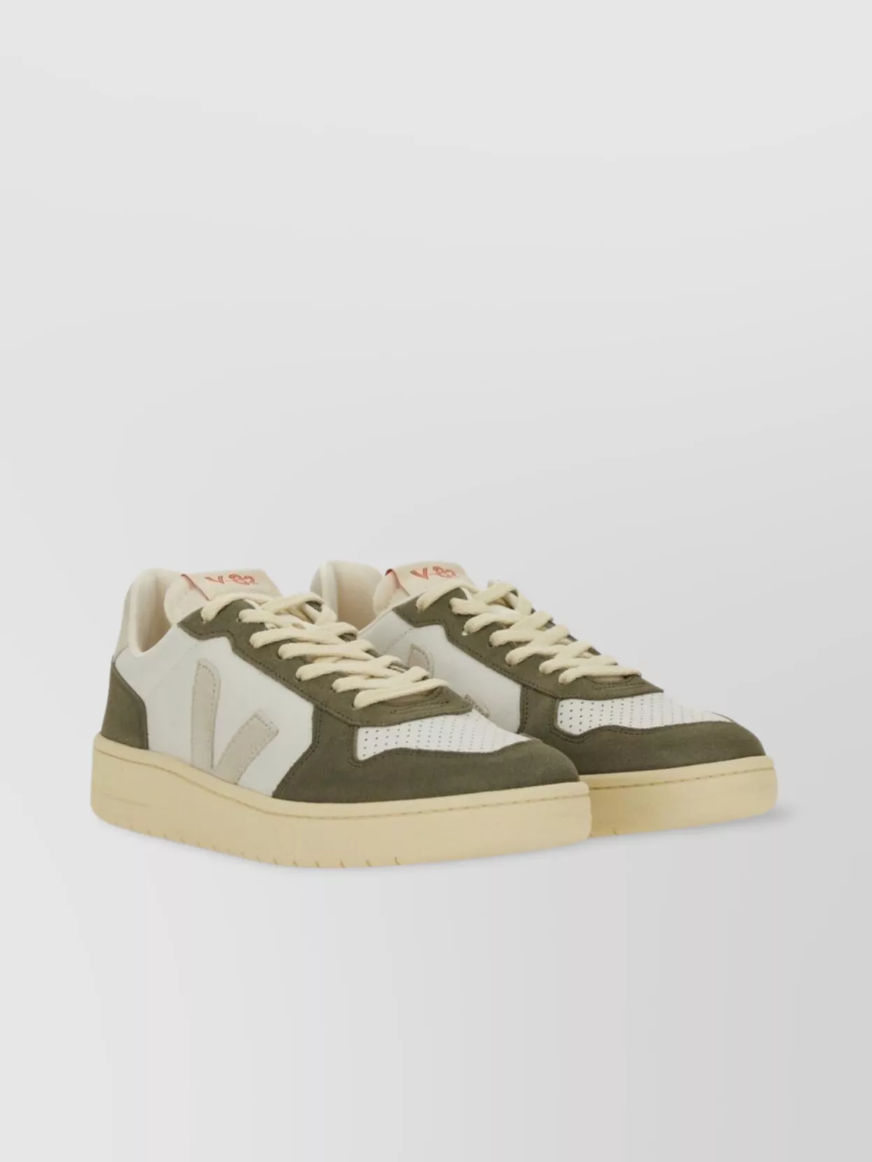 Veja Sneakers With Contrast Panels And Perforated Detailing