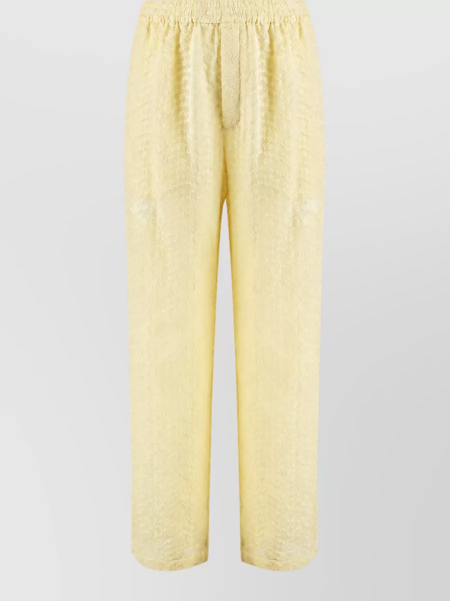 Saint Laurent Silk Muslin Pajama Set